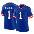 Seanshop NY.Giants #1 Malik Nabers Player Royal Classic Home Game Stitched Jerseys