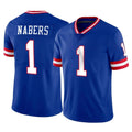 Seanshop NY.Giants #1 Malik Nabers Player Royal Classic Vapor Home Game Stitched Jerseys