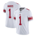 Seanshop NY.Giants #1 Malik Nabers Player White Limited Vapor Untouchable Home Game Stitched Jerseys