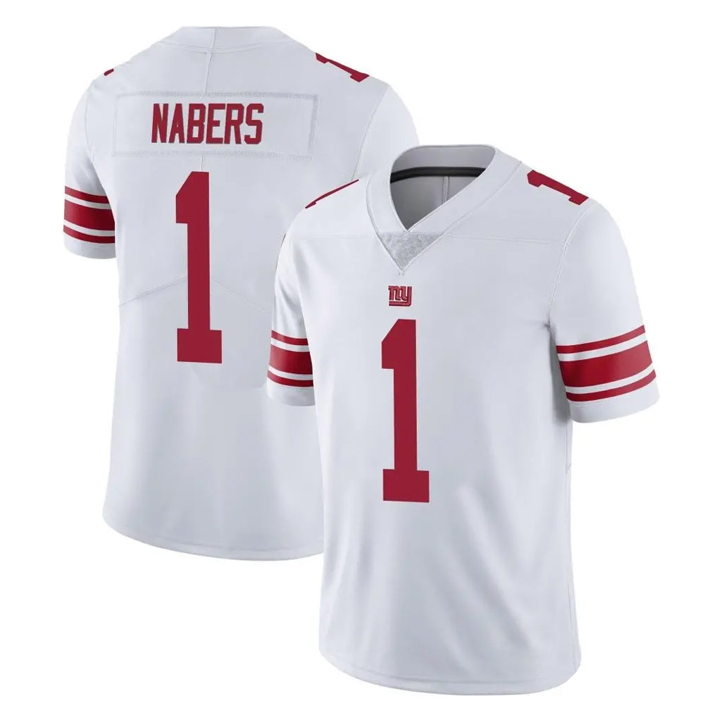 Seanshop NY.Giants #1 Malik Nabers Player White Limited Vapor Untouchable Home Game Stitched Jerseys