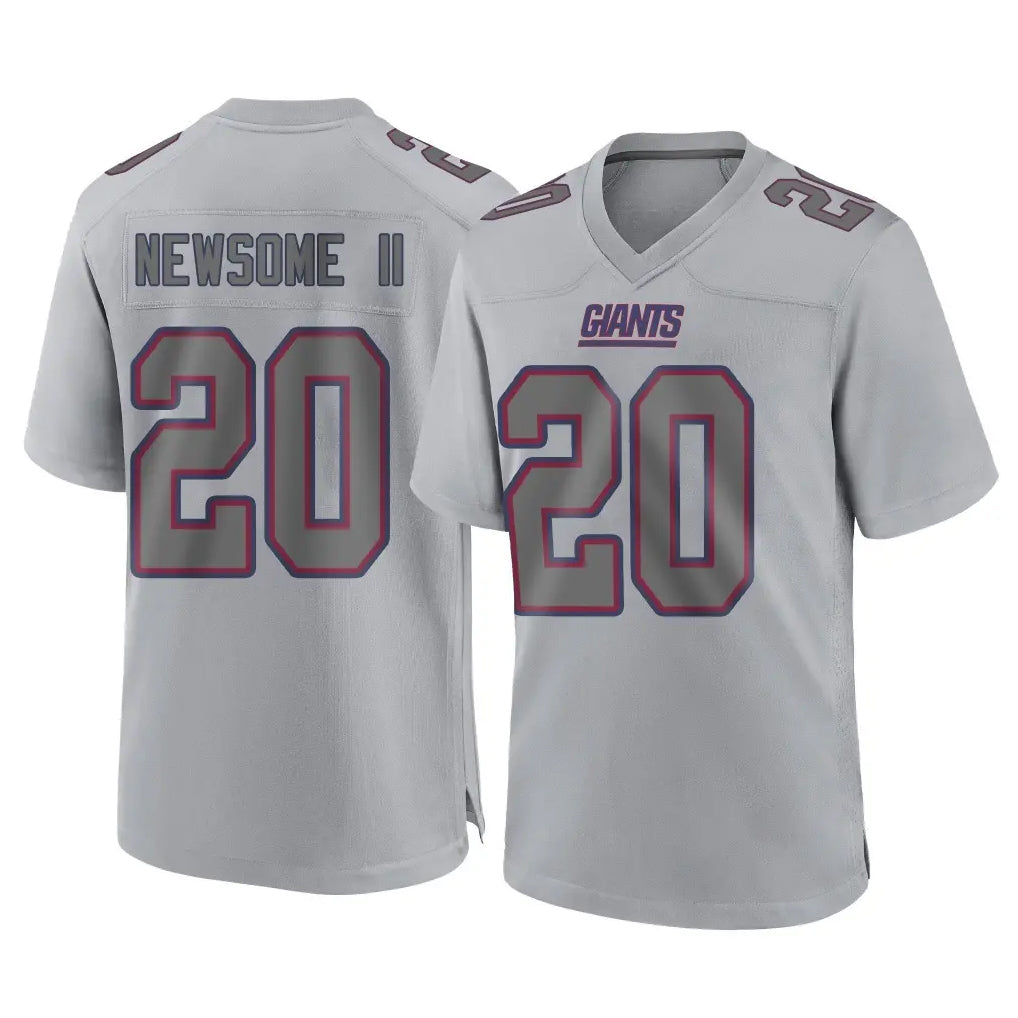 Seanshop NY.Giants #20 Greg Newsome II Player Gray Atmosphere Fashion Limited Game Stitched Jerseys