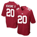 Seanshop NY.Giants #20 Greg Newsome II Player Red Home Game Stitched Jerseys