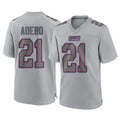 Seanshop NY.Giants #21 Paulson Adebo Player Gray Atmosphere Fashion Limited Game Stitched Jerseys
