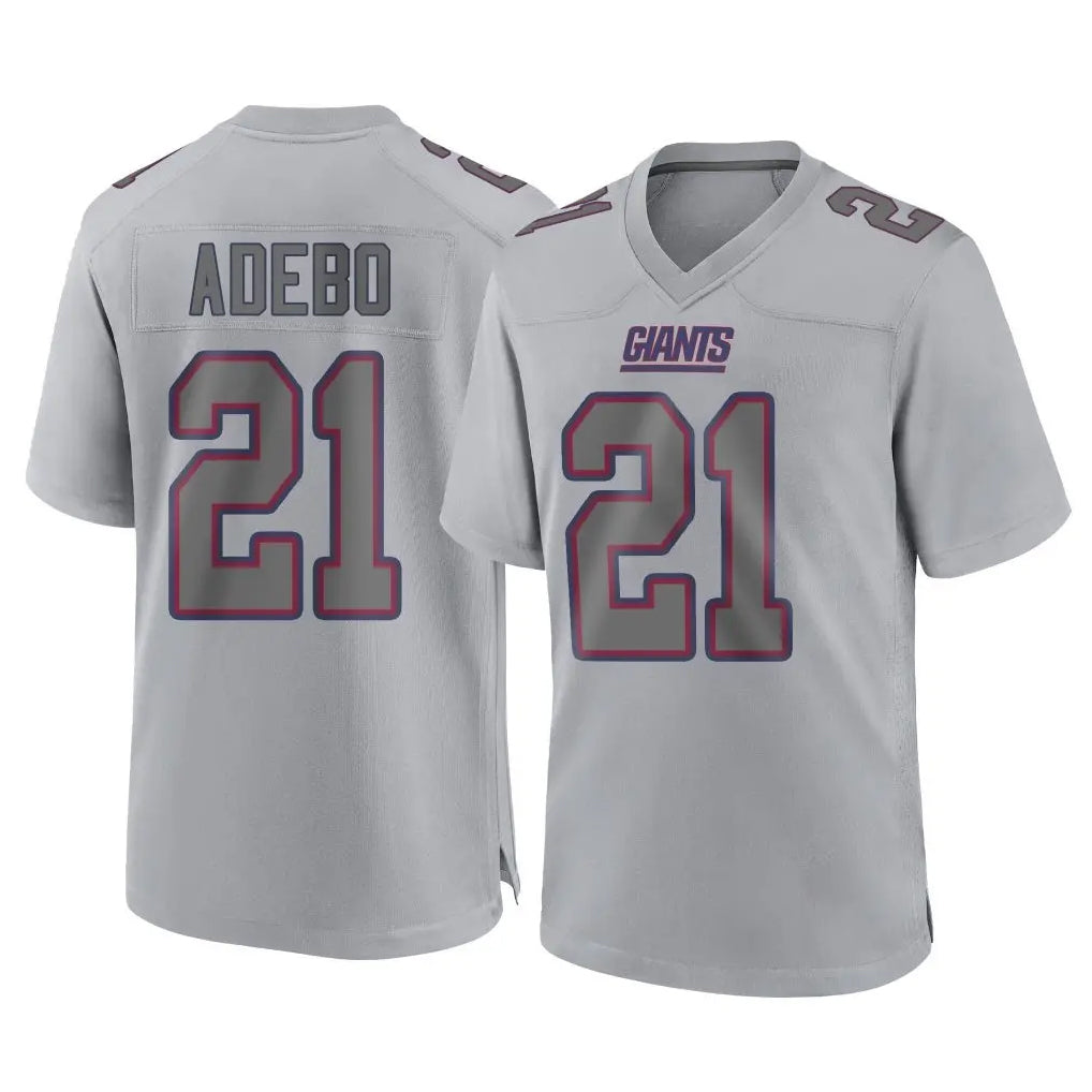 Seanshop NY.Giants #21 Paulson Adebo Player Gray Atmosphere Fashion Limited Game Stitched Jerseys