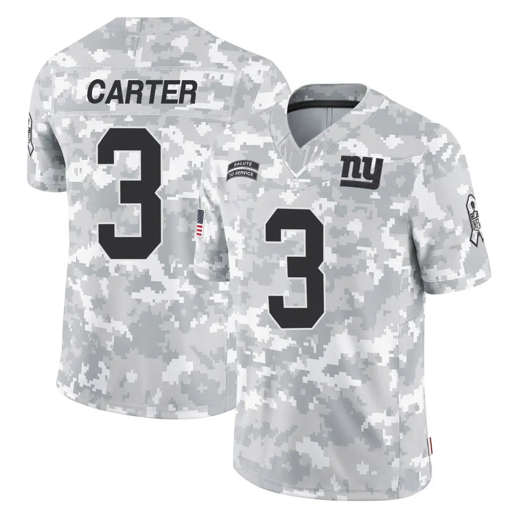 Seanshop NY.Giants #3 Abdul Carter Player Arctic Camo Salute To Service Limited Game Stitched Jerseys