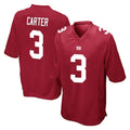 Seanshop NY.Giants #3 Abdul Carter Player Red Home Game Stitched Jerseys