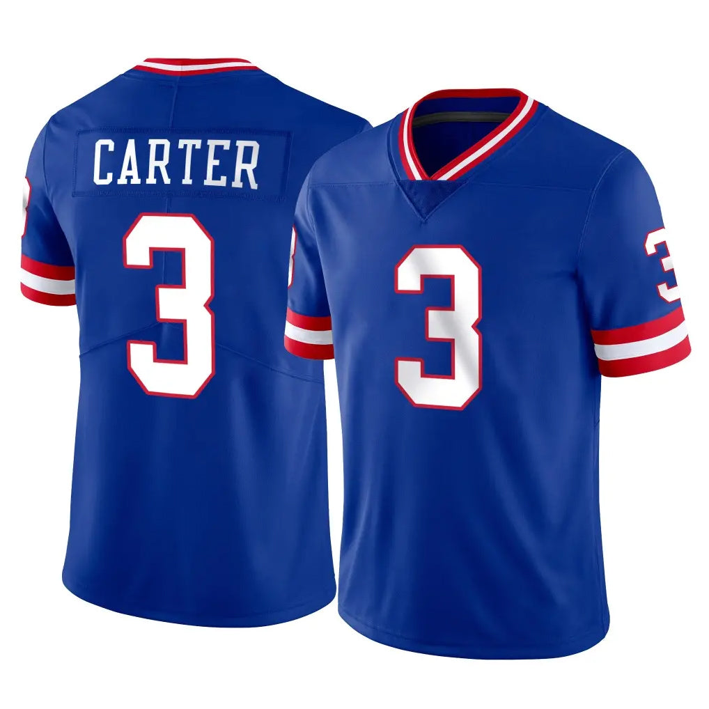 Seanshop NY.Giants #3 Abdul Carter Player Royal Classic Vapor Home Game Stitched Jerseys