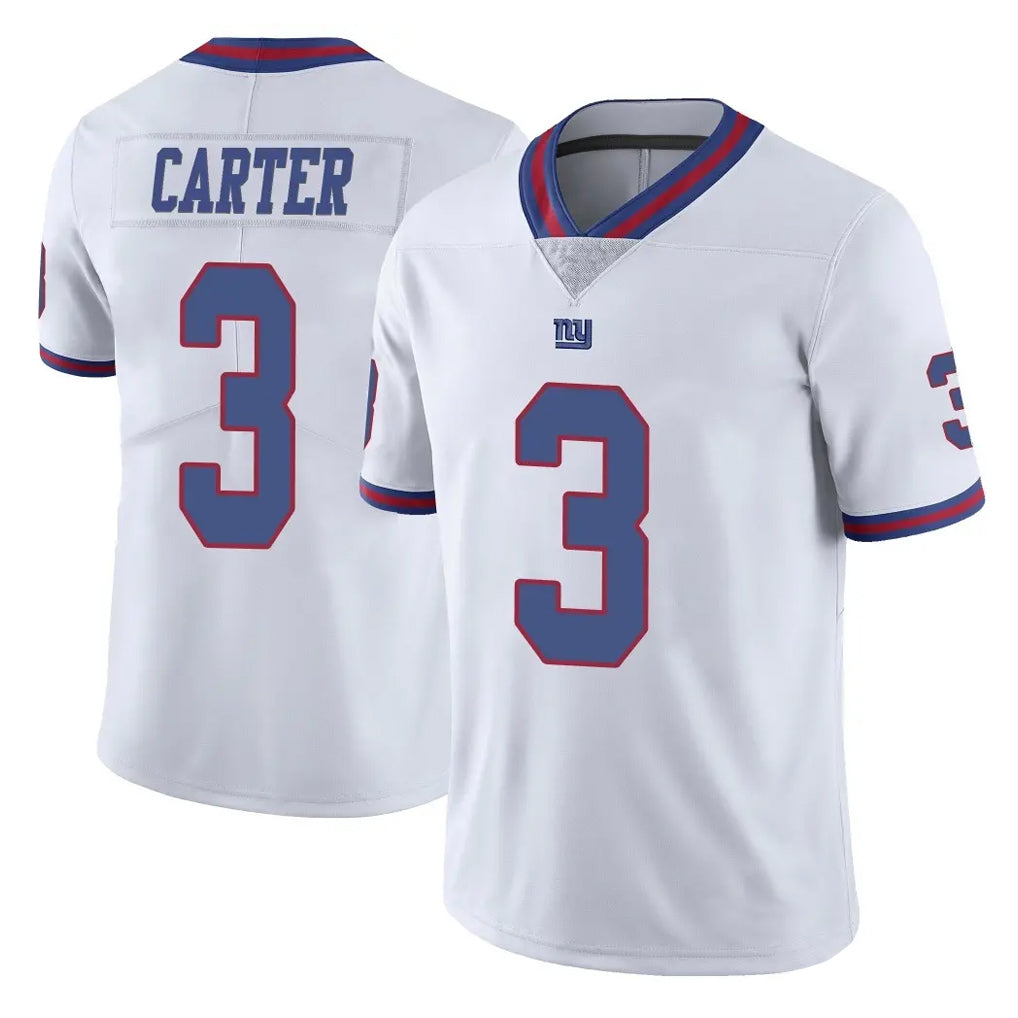 Seanshop NY.Giants #3 Abdul Carter Player White Color Rush Home Game Stitched Jerseys