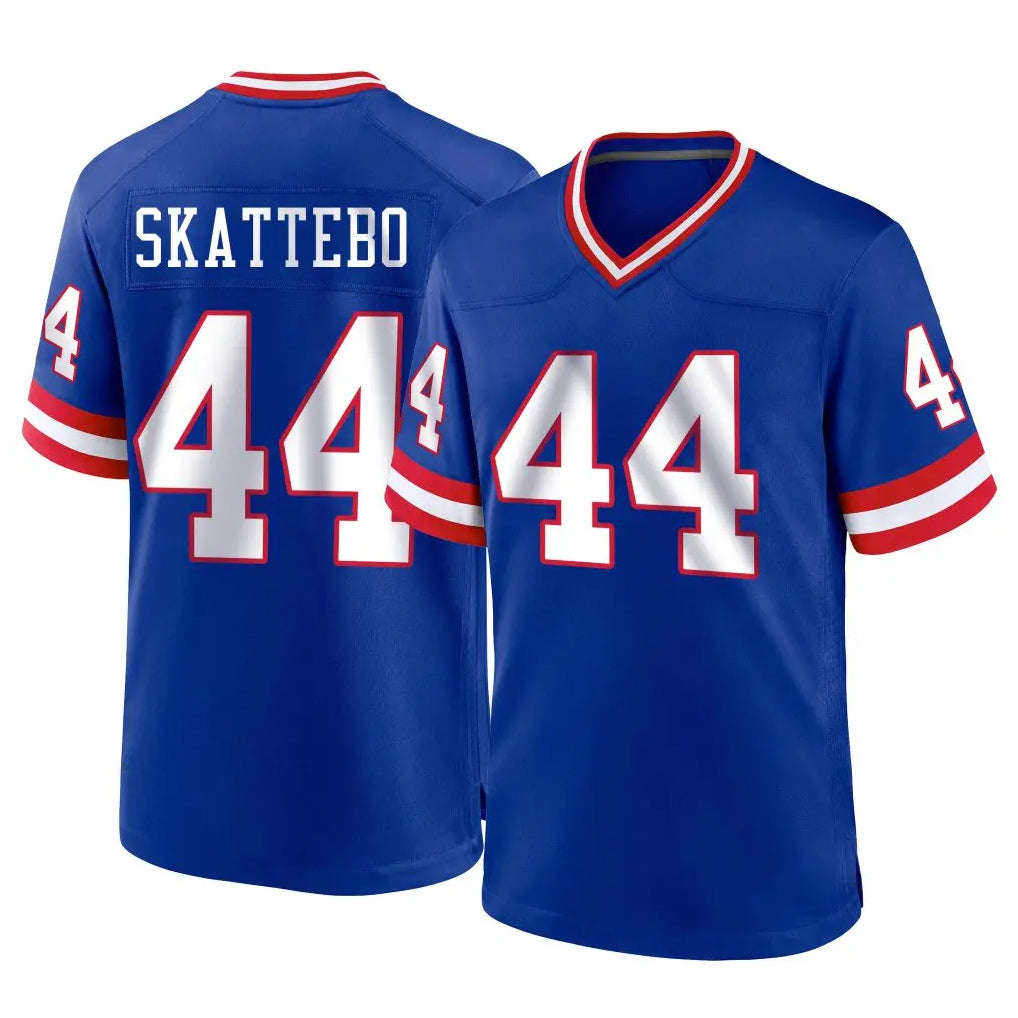Seanshop NY.Giants #44 Cam Skattebo Player Royal Classic Home Game Stitched Jerseys