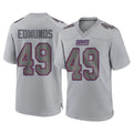 Seanshop NY.Giants #49 Tremaine Edmunds Player Gray Atmosphere Fashion Limited Game Stitched Jerseys