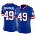 Seanshop NY.Giants #49 Tremaine Edmunds Player Royal Classic Vapor Home Game Stitched Jerseys