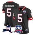 Seanshop NY.Giants #5 Kayvon Thibodeaux Player Black 100th Season & State Patch Vapor Limited Home Game Stitched Jerseys