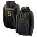 Seanshop NY.Giants #5 Kayvon Thibodeaux Player Black Salute to Service Hoodies Limited Game Stitched Jerseys