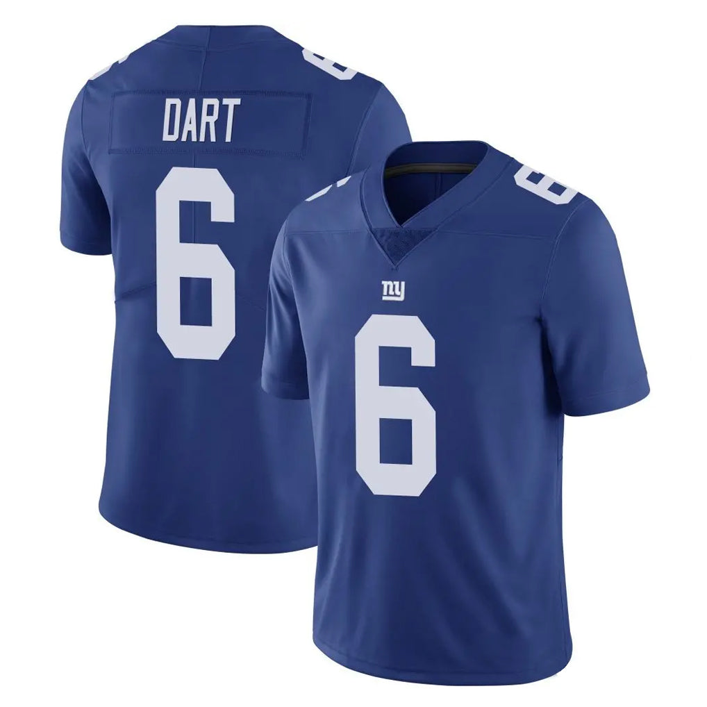 Seanshop NY.Giants #6 Jaxson Dart Player Royal Limited Vapor Untouchable Home Game Stitched Jerseys