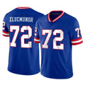 Seanshop NY.Giants #72 Jermaine Eluemunor Player Royal Classic Vapor Home Game Stitched Jerseys