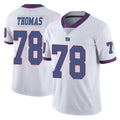 Seanshop NY.Giants #78 Andrew Thomas Player White Color Rush Home Game Stitched Jerseys