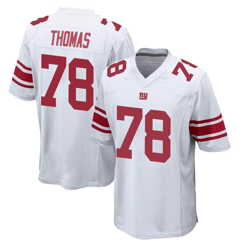 Seanshop NY.Giants #78 Andrew Thomas Player White Home Game Stitched Jerseys