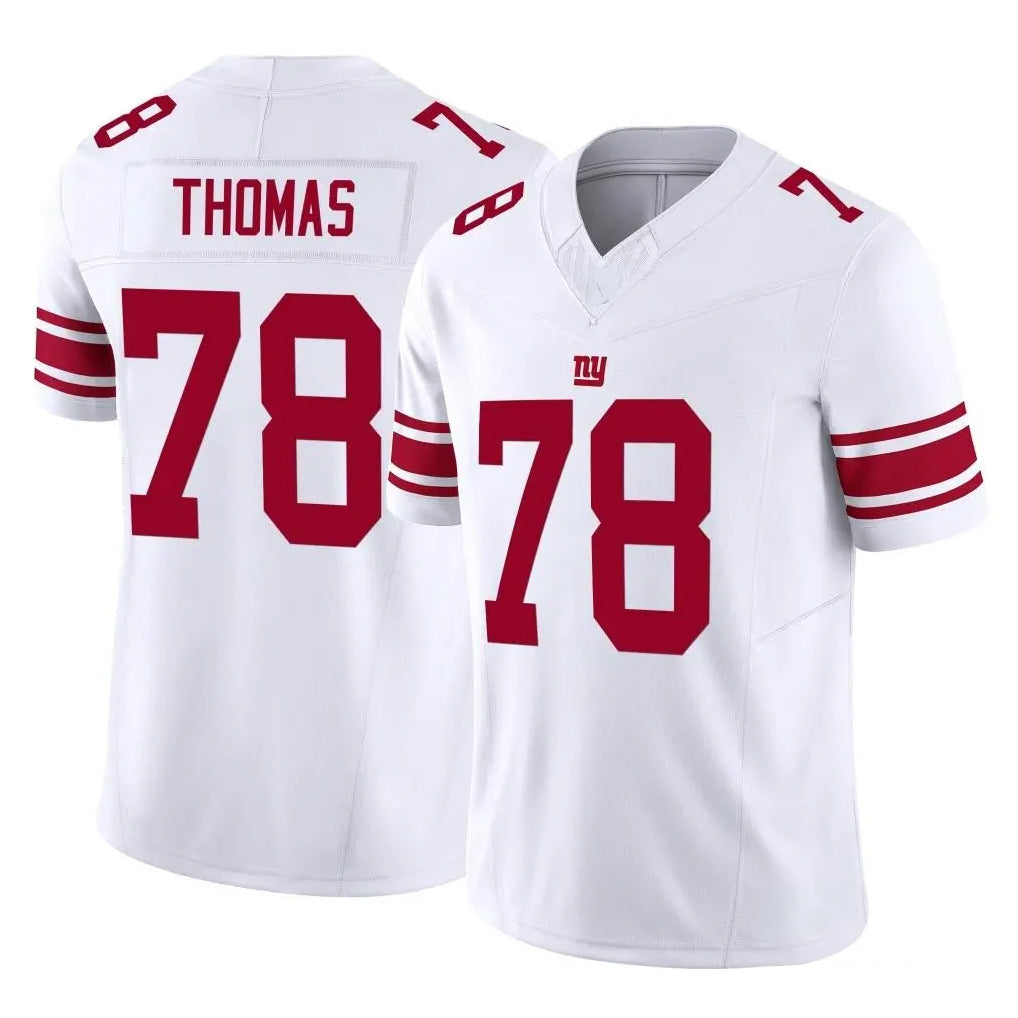 Seanshop NY.Giants #78 Andrew Thomas Player White Limited Vapor F.U.S.E. Home Game Stitched Jerseys