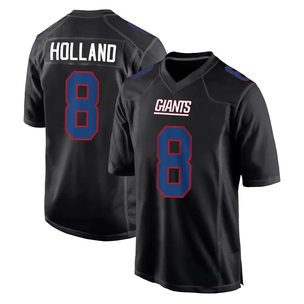 Seanshop NY.Giants #8 Jevon Holland Player Carbon Fashion Limited Home Game Stitched Jerseys
