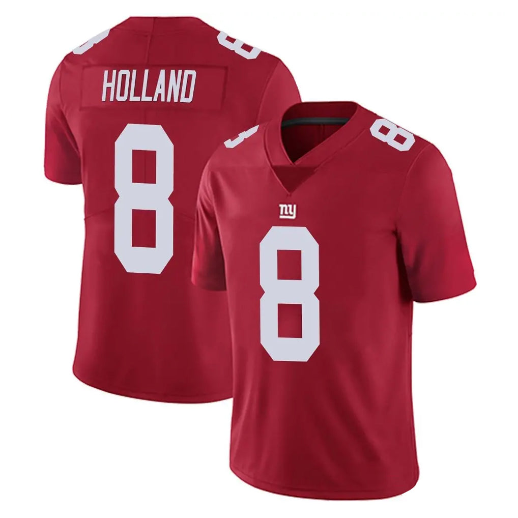 Seanshop NY.Giants #8 Jevon Holland Player Red Limited Vapor Untouchable Home Game Stitched Jerseys