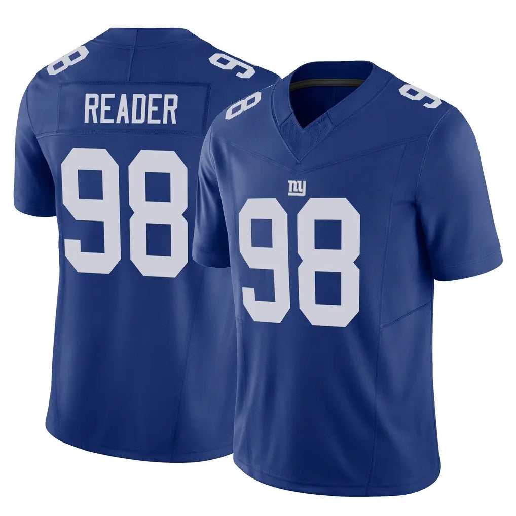 Seanshop NY.Giants #98 DJ Reader Player Royal Limited Vapor F.U.S.E. Home Game Stitched Jerseys