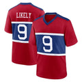 Seanshop NY.Giants #9 Lsaiah Likely Player Red Century Home Game Stitched Jerseys