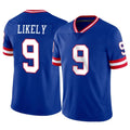 Seanshop NY.Giants #9 Lsaiah Likely Player Royal Classic Vapor Home Game Stitched Jerseys