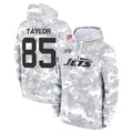 Seanshop NY.Jets #85 Mason Taylor Player Arctic Camo Salute to Service Pullover Hoodies Limited Game Stitched Jerseys