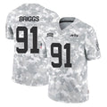 Seanshop NY.Jets #91 Jowon Briggs Player Arctic Camo Salute to Service Limited Game Stitched Jerseys