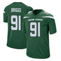 Seanshop NY.Jets #91 Jowon Briggs Player Green Home Game Stitched Jerseys
