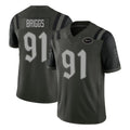 Seanshop NY.Jets #91 Jowon Briggs Player Green Limited 2025 Rivalries Collection Home Game Stitched Jerseys