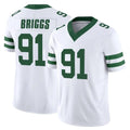 Seanshop NY.Jets #91 Jowon Briggs Player White Legacy Limited Vapor F.U.S.E. Home Game Stitched Jerseys