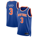Leonaf NY.Knicks #3 Josh Hart Blue Swingman Player Jerseys - Icon Edition