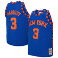 Leonaf NY.Knicks #3 Stephon Marbury Mitchell & Ness Blue 200506 Hardwood Classics Swingman Jerseys