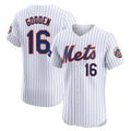 Seanshop NY.Mets #16 Dwight Gooden Player White Home Limited Elite Stitched Jerseys