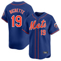 Seanshop NY.Mets #19 Bo Bichette Player Royal Home Limited Stitched Jerseys