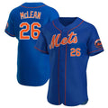 Seanshop NY.Mets #26 Nolan McLean Player Royal Limited Elite Home Stitched Jerseys