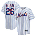 Seanshop NY.Mets #26 Nolan McLean Player White Home Game Stitched Jerseys