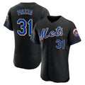 Seanshop NY.Mets #31 Mike Piazza Player Black Replica Home Limited Elite Stitched Jerseys