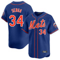 Seanshop NY.Mets #34 Kodai Senga Player Royal Home Limited Stitched Jerseys