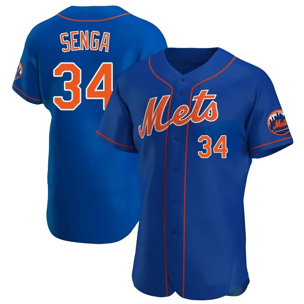 Seanshop NY.Mets #34 Kodai Senga Player Royal Limited Elite Home Stitched Jerseys