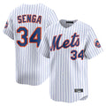 Seanshop NY.Mets #34 Kodai Senga Player White Home Limited Stitched Jerseys