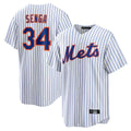 Seanshop NY.Mets #34 Kodai Senga Player White Home Replica Stitched Jerseys