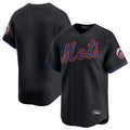 Seanshop NY.Mets Blank Player Black Alternate Home Limited Stitched Jerseys