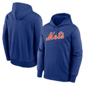 Seanshop NY.Mets Blank Player Royal Primary Therma Hoodie Stitched Jerseys