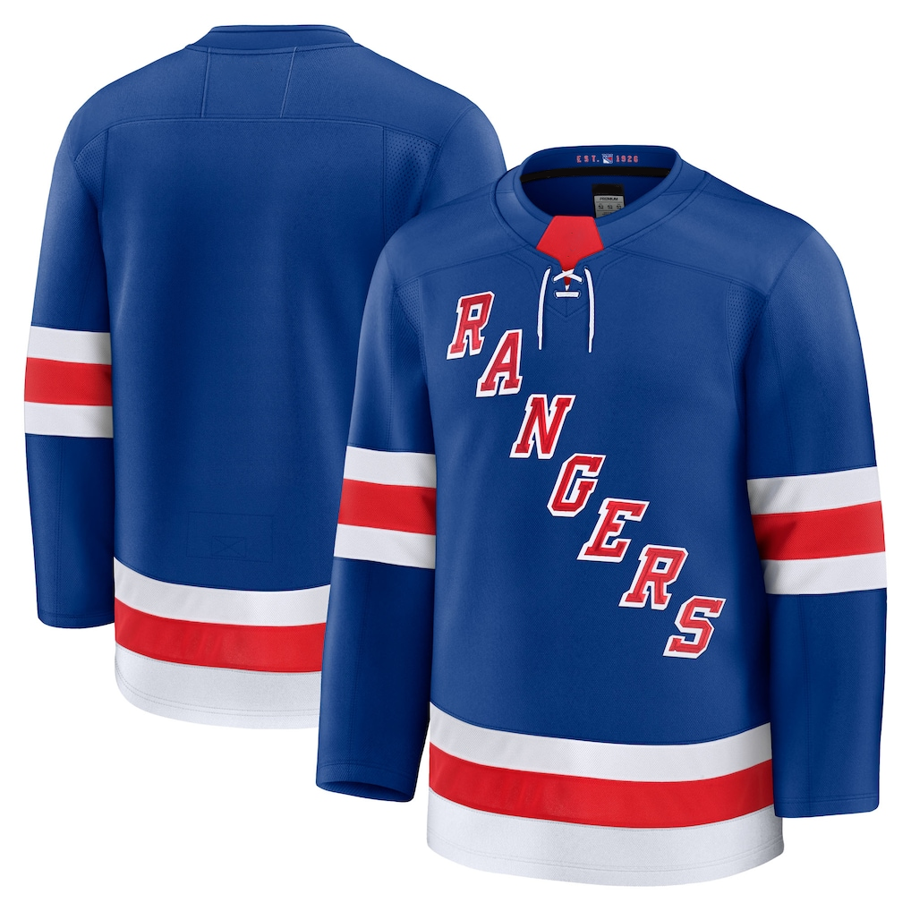 Seanshop NY.Rangers Blue Home Premium Jerseys