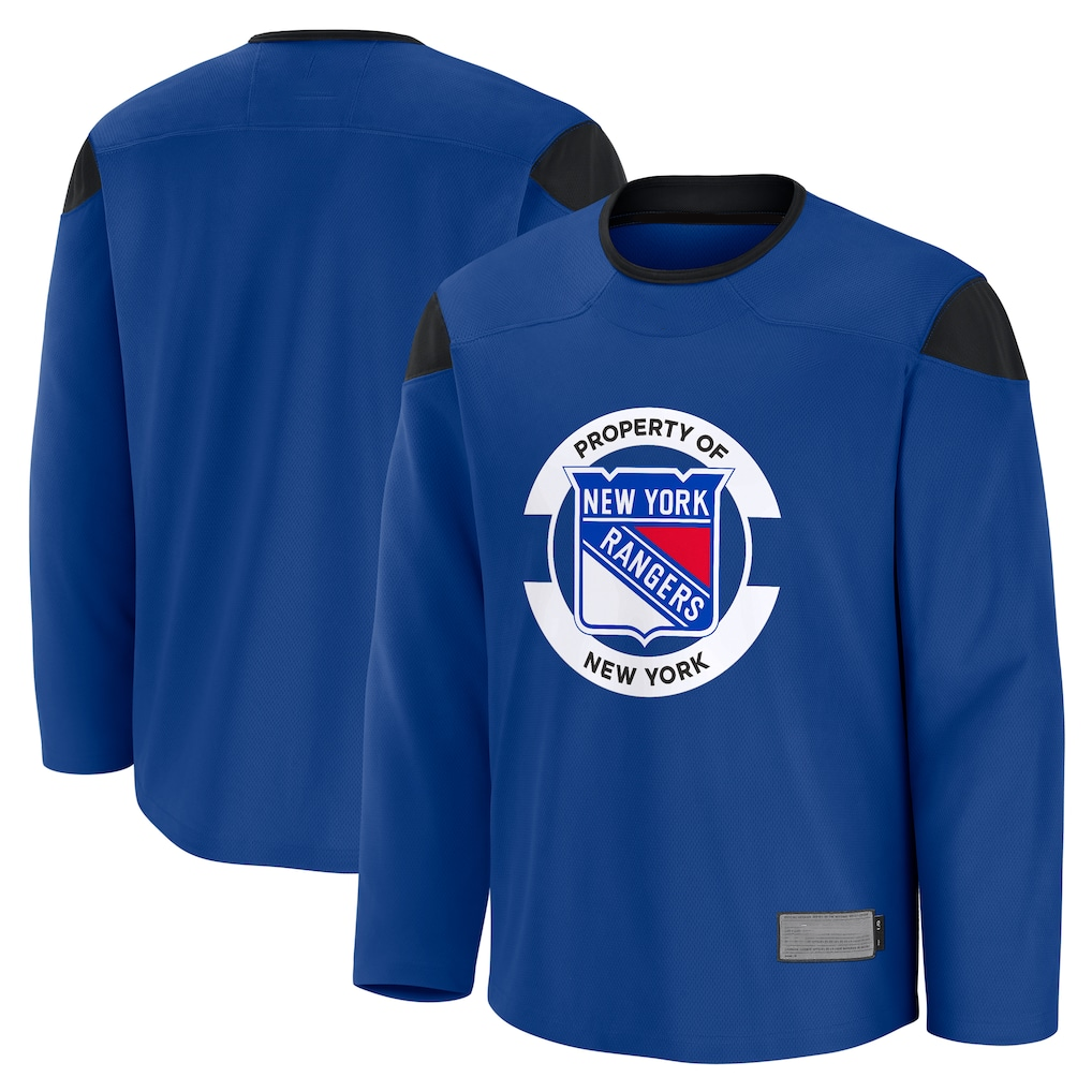 Seanshop NY.Rangers Blue Practice Jerseys
