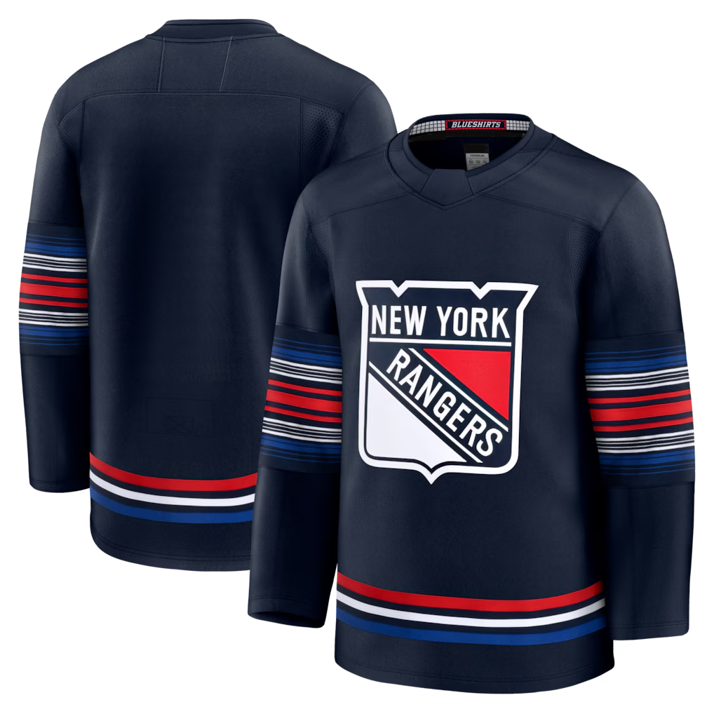 Seanshop NY.Rangers Navy Alternate Premium Jerseys