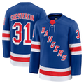 Seanshop NY.Rangers #31 Igor Shesterkin Blue Home Premium Jerseys