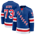 Seanshop NY.Rangers #73 Matt Rempe Blue Home Premium Jerseys
